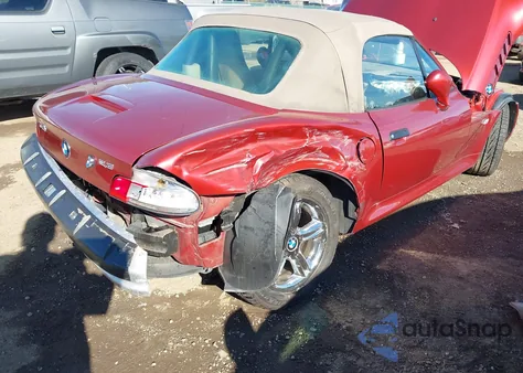 2000 BMW Z3 2.3 из США, поврежденный, VIN WBACH9345YLG05280